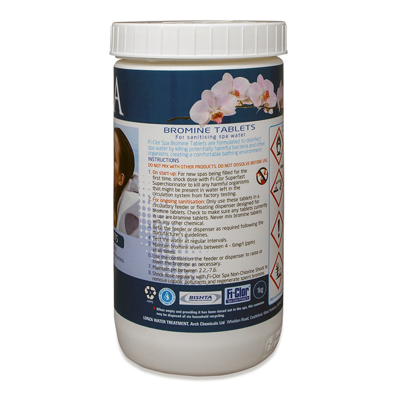 Fi Clor Spa Bromine Tablets Azure Pools And Hot Tubs