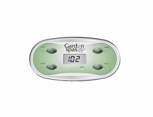 Garden Spas 1 pump overlay (2011 onwards)