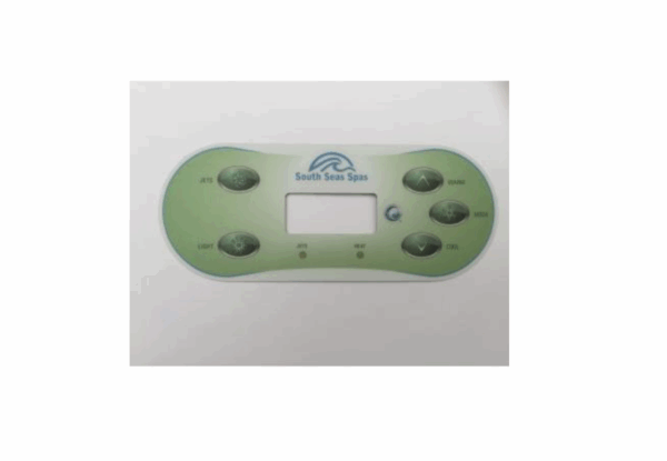 South Seas Spas 1 Pump Overlay (2010 onwards)