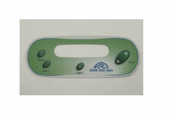 South Seas Spas 1 Pump Overlay (2010 Onward)