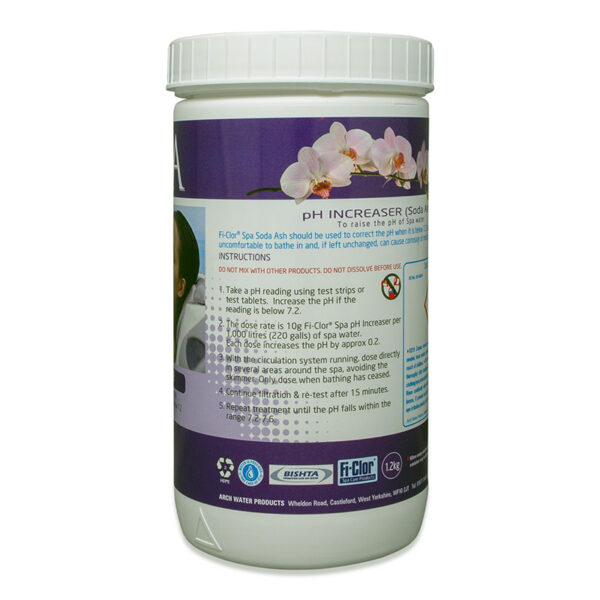 Fi-Clor Spa pH Increaser(Soda Ash) 1.2kg - Image 2
