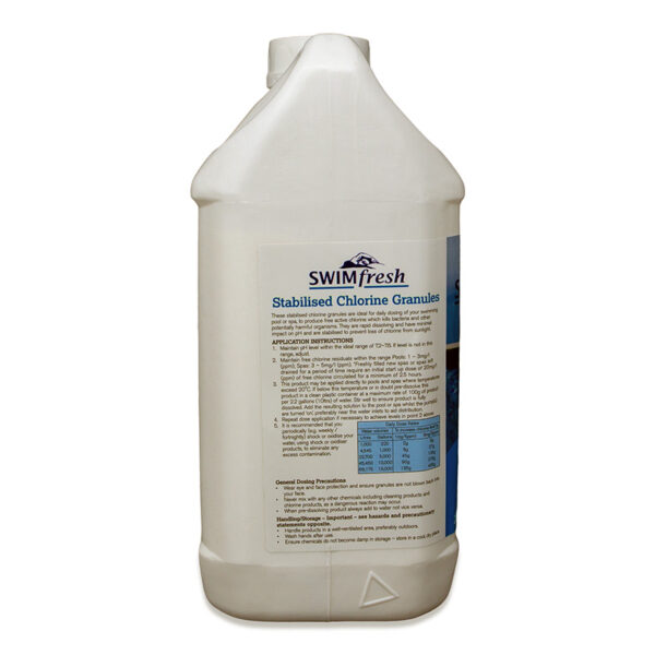 SwimFresh Stabilised Chlorine Granules 2kg - Image 2