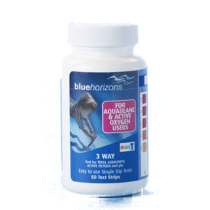 bluehorizons 3 Way Test Strips for Active Oxygen, pH and Total Alkalinity