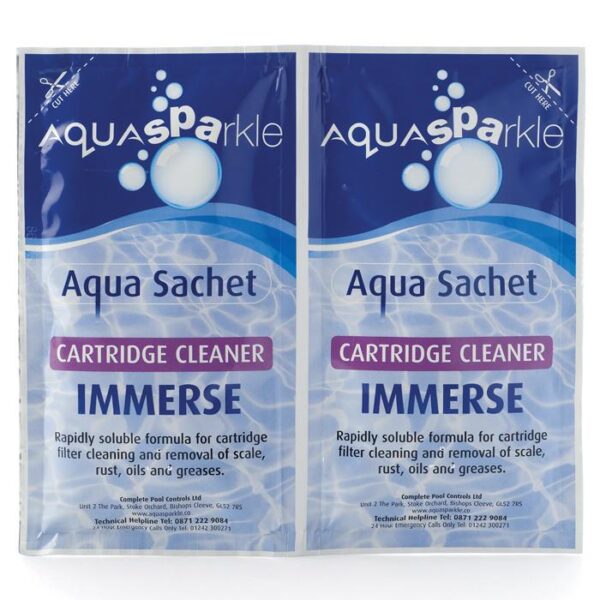 Aquasparkle Aqua Sachet Cartridge Cleaner Immerse