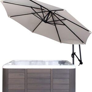 Cream Spa Side Umbrella