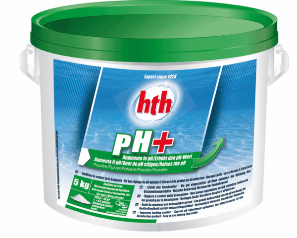 hth pH Increaser (Soda Ash) 5kg (Replaces Fi-clor pH Increaser)