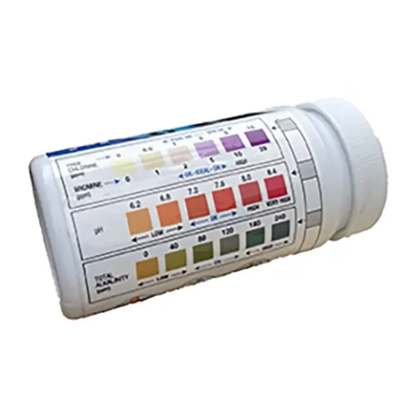 Blue Horizons 3+ Test Strips for Chlorine / Bromine, pH and Total Alkalinity - Image 2