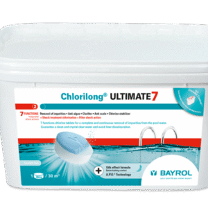 Bayrol Chlorilong Ultimate 7 Stabilised Chlorine tablets 4.8kg (symclosene)